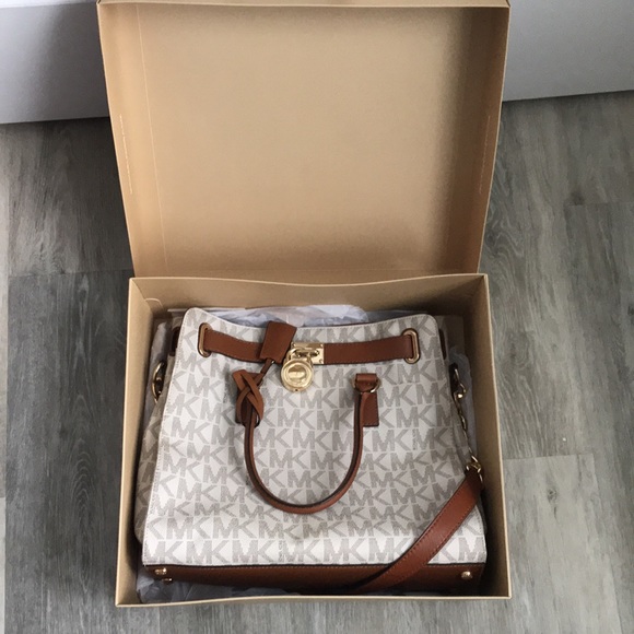 Michael Kors Hamilton Logo Bag Large - Picture 3 of 8